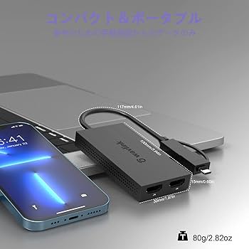 【新品未使用】拡張ドック　4K HDMI 71Fe7+6CZKL._UF350,350_QL50_.jpg